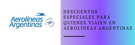 descuentos Aerolíneas Argentinas