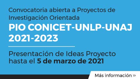 Convocatoria PIO CONICET-UNLP-UNAJ 2021-2023