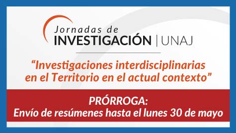 Convocatoria Jornadas De Investigación UNAJ - “Investigaciones Interdisciplinarias En El Territorio En El Actual Contexto”