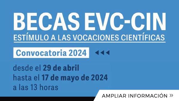 Apertura De La Convocatoria A BECAS EVC-CIN - 2024